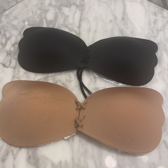 2 pack sticky backless bras c cup size - Picture 1 of 7